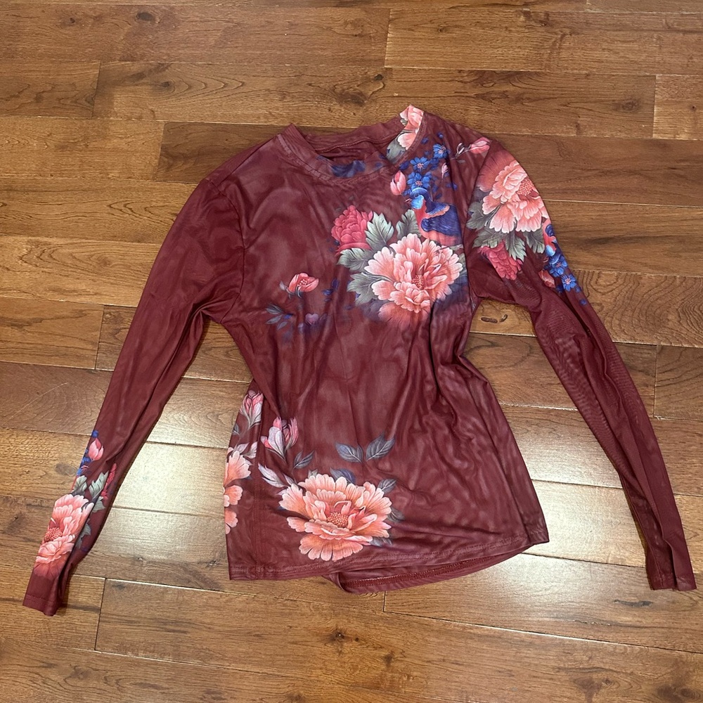 Long sleeve blouse